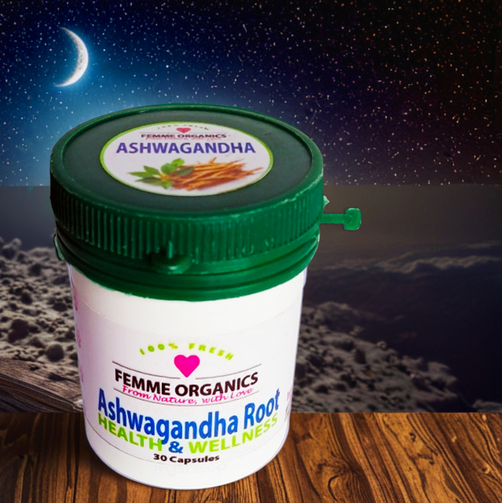 Femme Organics Ashwagandha Capsules