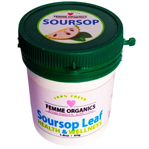 Femme Organics Soursop (Graviola) Capsules