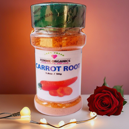 Femme Organics Carrot Root Powder