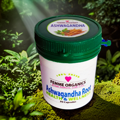 Femme Organics Ashwagandha Capsules