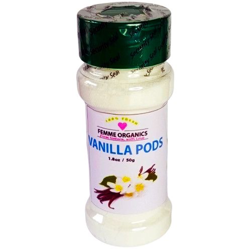 Femme Organics Vanilla Pod Powder