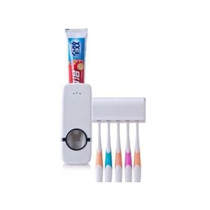 Toothpaste Dispenser Wall Mount Bathroom Accessories Toothpaste Squeezer Toothbrush Holder Toothpaste Storage. This multifunctional bathroom accessory combines a toothpaste dispenser, squeezer, toothb