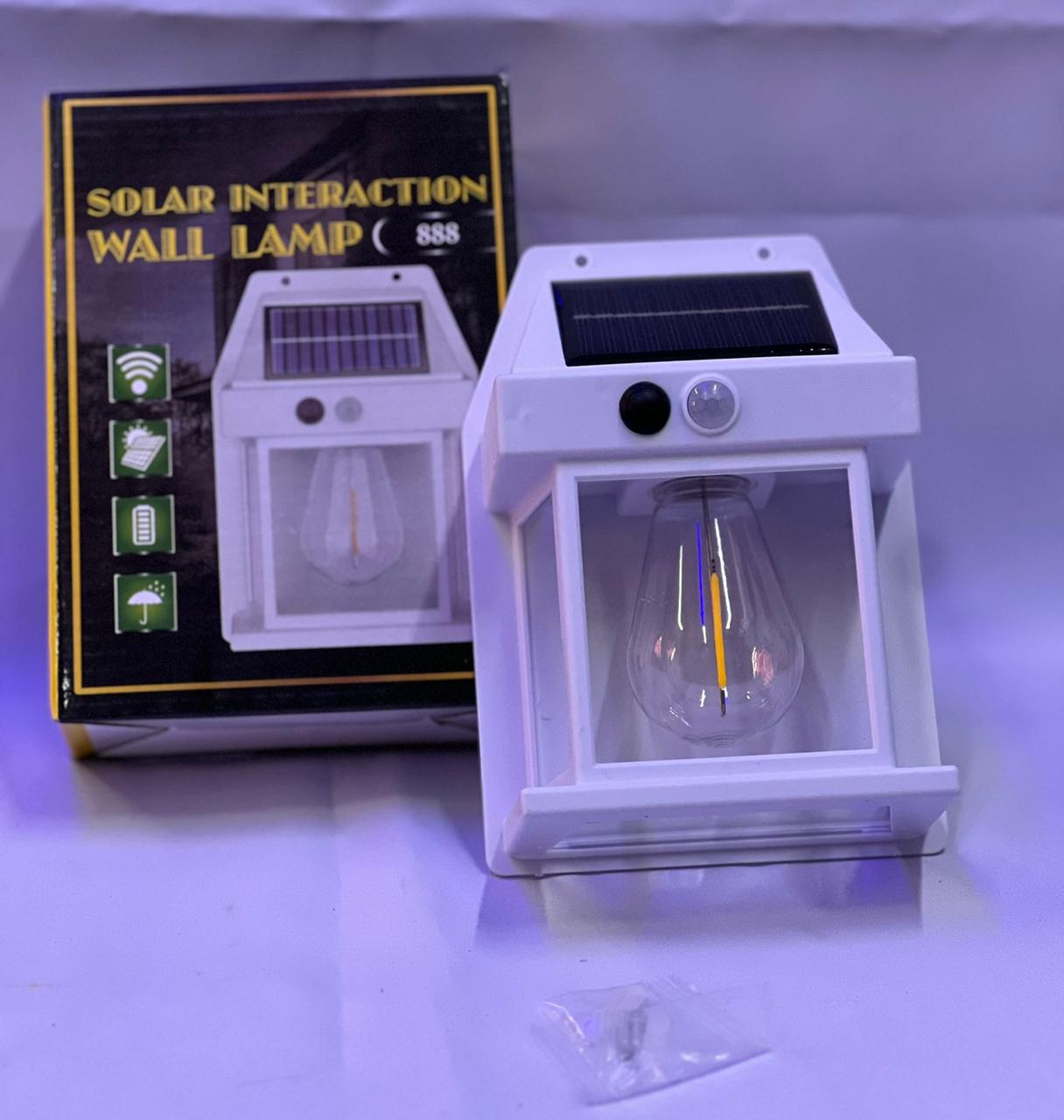 Solar wall lamp with motion and light sensor- No installation is required.Designed for convenience and efficiency, this lamp requires no installation, making it perfect for any exterior wall.