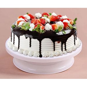 New arrival Plastic Rotating Cake Turntable Cake Decorating Kit Display Stand Baking Tools Accessories- Elevate your cake decorating skills with the Rotating Cake Turntable Cake Decorating Kit.