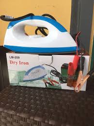 SOLAR BATTERY IRON BOX OPERATES ON DC 12V WITH A 150W POWER CAPACITY, AUTOMATIC TEMPERATURE CONTROL SYSTEM, AND A 3-METER CABLE; BATTERY NOT INCLUDED - The Solar Battery Iron Box is a highly efficient