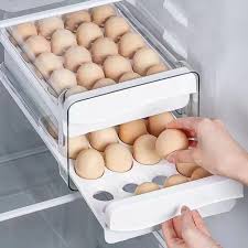 30 GRIDS EGG STORAGE BOX - EGG REFRIGERATOR ORGANIZER EGG CASE HOLDER DISPENSER KITCHEN STORAGE BOXES.The 30 Grids Egg Storage Box is an essential kitchen accessory designed to keep your eggs organize