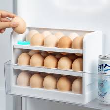 30 GRIDS EGG STORAGE BOX - EGG REFRIGERATOR ORGANIZER EGG CASE HOLDER DISPENSER KITCHEN STORAGE BOXES.The 30 Grids Egg Storage Box is an essential kitchen accessory designed to keep your eggs organize