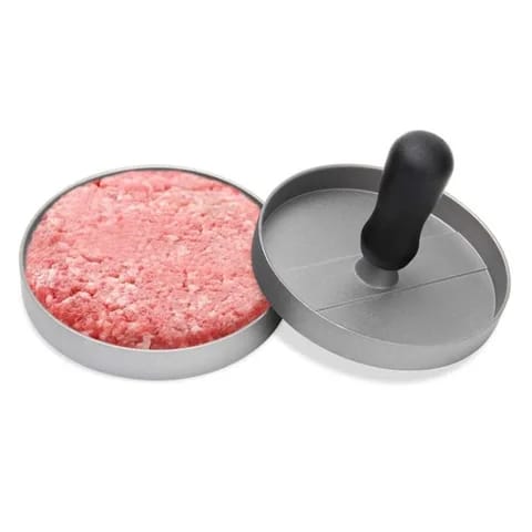 NON-STICK BURGER PRESS FOR EASY REMOVAL AND STACKIN G, IDEAL FOR BEEF, TURKEY, PORK, BURGERS, CRAB, AND APPETIZERS, burger presser