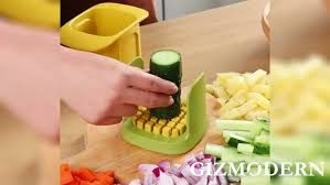 MULTIFUNCTIONAL VEGETABLE CHOPPER FRENCH FRIES CUTTER - HOUSEHOLD HAND PRESSURE ONION DICER CUCUMBER POTATO SLICER
