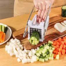 MULTIFUNCTIONAL VEGETABLE CHOPPER FRENCH FRIES CUTTER - HOUSEHOLD HAND PRESSURE ONION DICER CUCUMBER POTATO SLICER