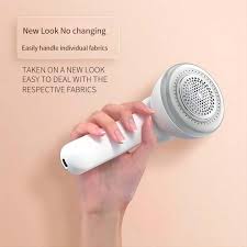 ELECTRIC LINT REMOVER FABRIC SHAVER - INNER BLADE ROTATING, EASY-TO-USE, CONVENIENT TO CARRY and  SHARP BLADES