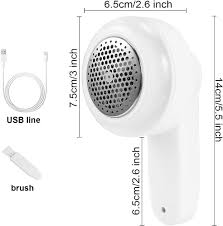 ELECTRIC LINT REMOVER FABRIC SHAVER - INNER BLADE ROTATING, EASY-TO-USE, CONVENIENT TO CARRY and  SHARP BLADES