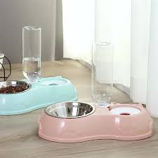 AUTOMATIC SINGLE PET BOWL PLUS WATER DISPENSER WITH 500ML CAPACITY, MOISTURE-PROOF MOUTH PAD, PP MATERIAL, IDEAL FOR CATS AND SMALL DOG BREEDS, DISPENSES JUST ENOUGH WATER, AVAILABLE IN DIFFERENT COLO