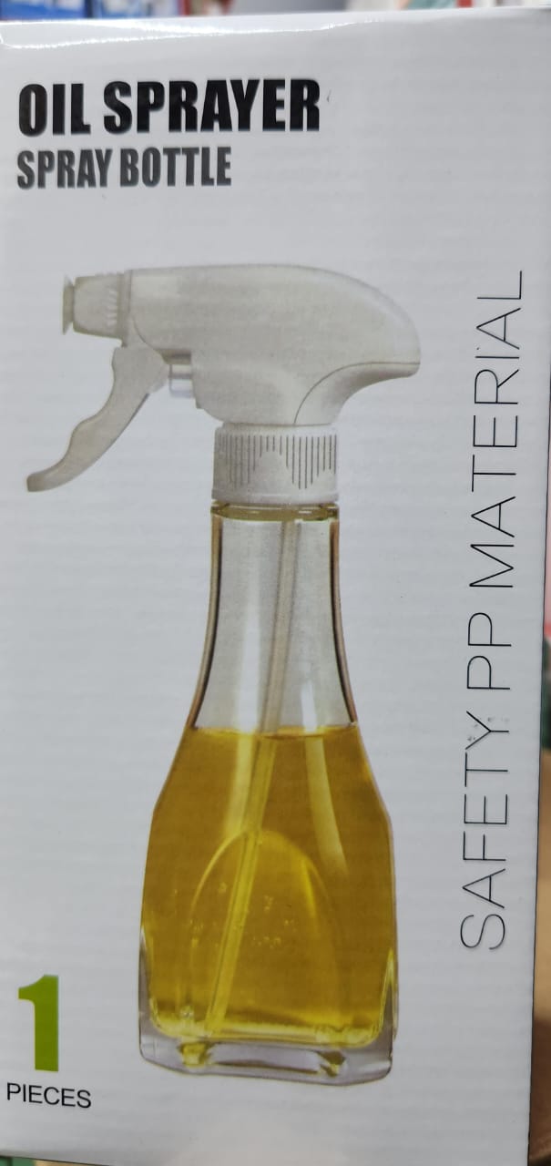 240ML GLASS OIL/VINEGAR SPRAYER SPRAY BOTTLE WITH PRESS SPRAY DESIGN FOR EASY CONTROL, IDEAL FOR HEALTHY COOKING