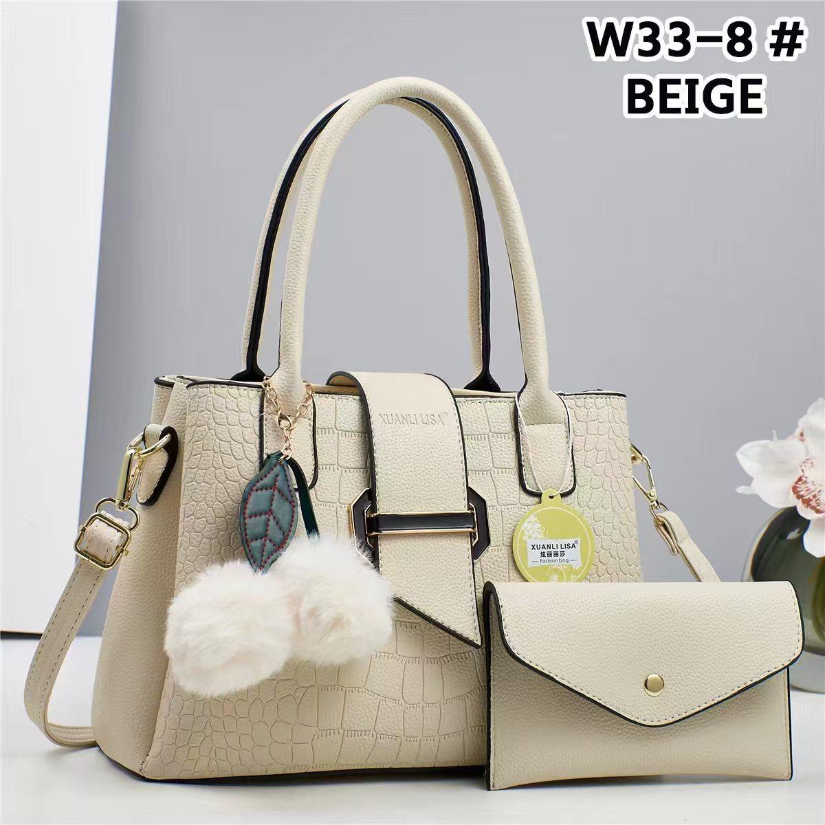 New Arrival High Quality 2-in-1 Large Capacity Ladies Handbag Set – Elegant Tote and Compact Crossbody Bag for Daily, Travel, Work, and Casual Outings