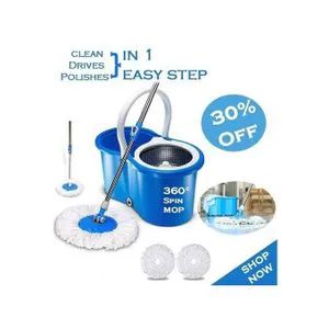 New Arrival High Quality 360° Spin Mop with Rotating 5L Bucket – Long Adjustable Handle, Easy Floor Cleaning System for Home and Office Use✅ Long Adjustable Handle – Customizable to suit your height.