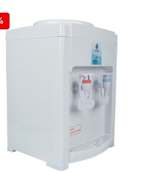 Nunix Hot and Normal Table Top Water Dispenser – Stainless Steel, Low Power Consumption, Hygienic Water Solution