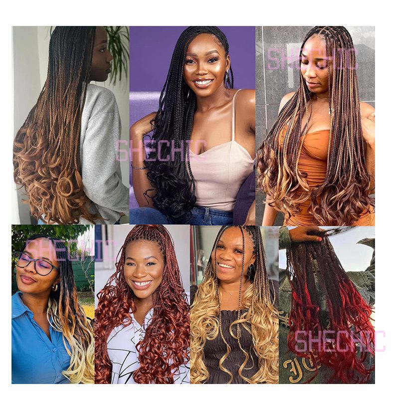 Hair Extensions Fashion Ladies hair Female 18 inch 8 pack Afro Kinky Synthetic Ponytail  for Women Gift 8 pack