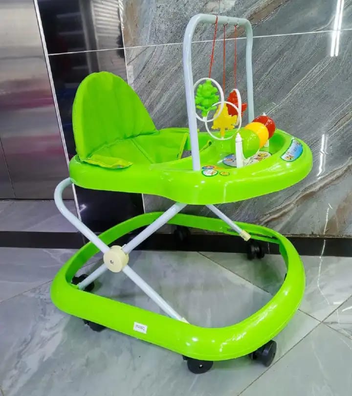 1 pc Affordable BABY WALKER With Adjustable Heights With Soothing Melodies For Baby Comes with its own Toys Can convert to a feeding chair