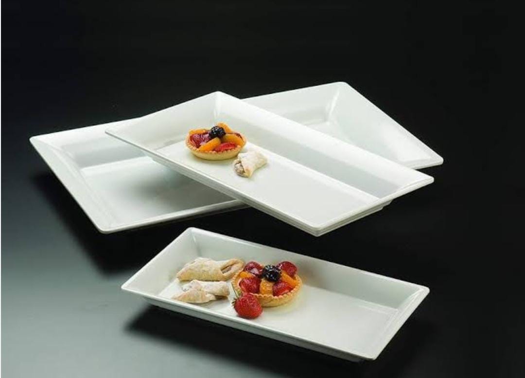 CLEARANCE OFFER !!!!  1 PC CLASSY HIGH QUALITY KITCHEN Ceramic Rectangle Deep Platter