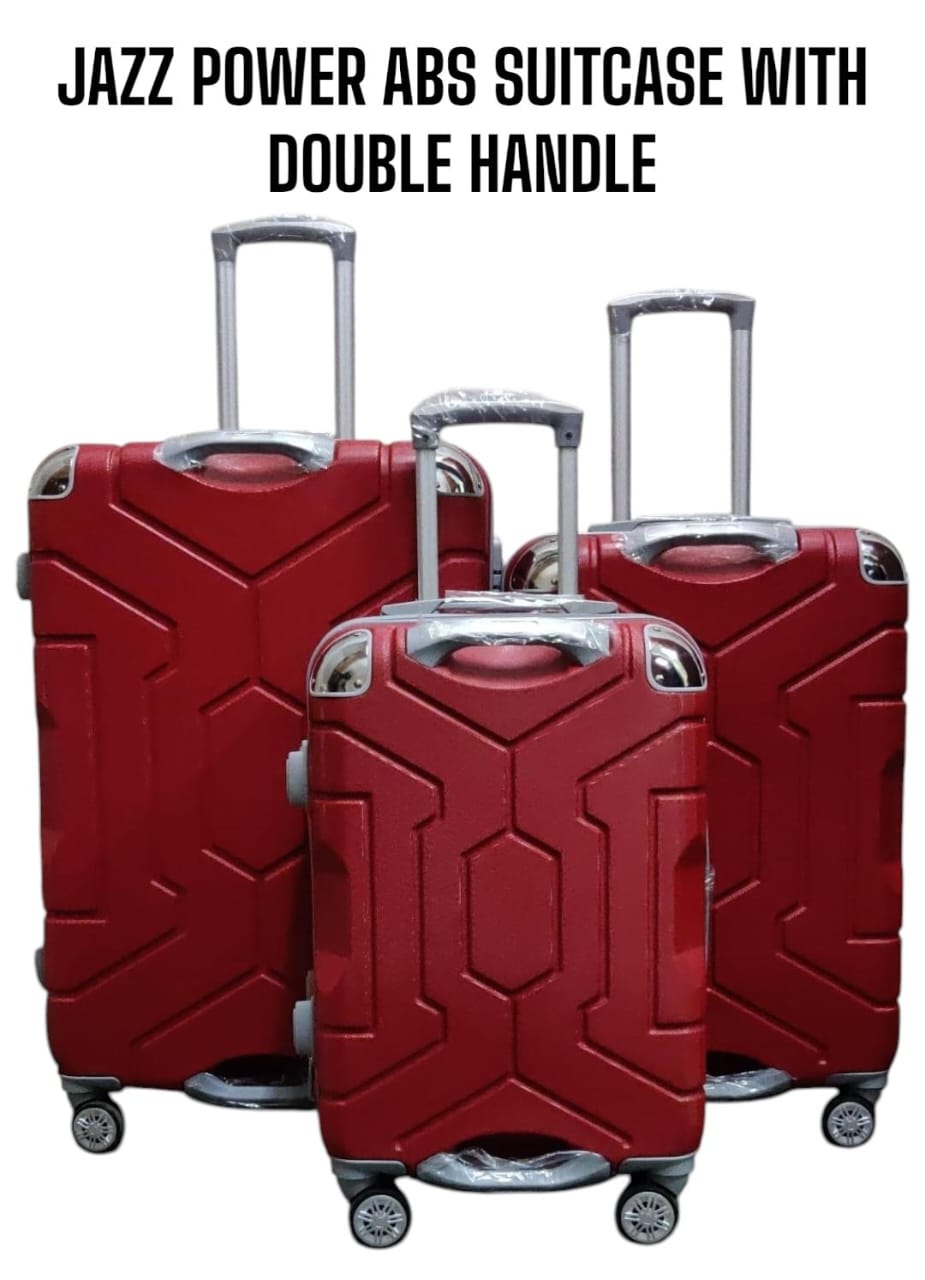 [ KILIMALL BEST PRICES ONLY !!! ]  3 IN 1 SIZE 30 HIGH QUALITY BRAND NEW AFFORDABLE AND UNBREAKABLE JAZZ POWER DOUBLE HANDLE FIBER SUITCASE