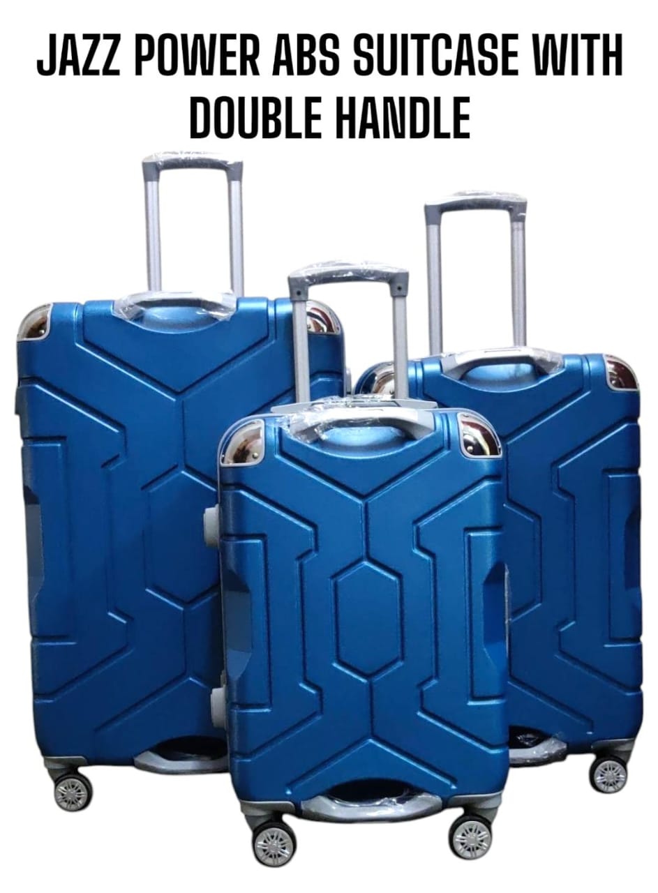 [ KILIMALL BEST PRICES ONLY !!! ]  3 IN 1 SIZE 30 HIGH QUALITY BRAND NEW AFFORDABLE AND UNBREAKABLE JAZZ POWER DOUBLE HANDLE FIBER SUITCASE