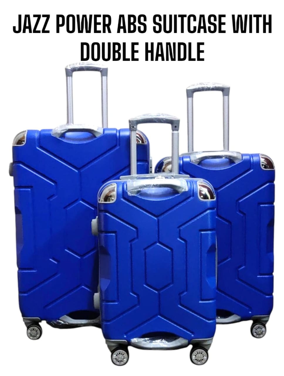[ KILIMALL BEST PRICES ONLY !!! ]  3 IN 1 SIZE 30 HIGH QUALITY BRAND NEW AFFORDABLE AND UNBREAKABLE JAZZ POWER DOUBLE HANDLE FIBER SUITCASE