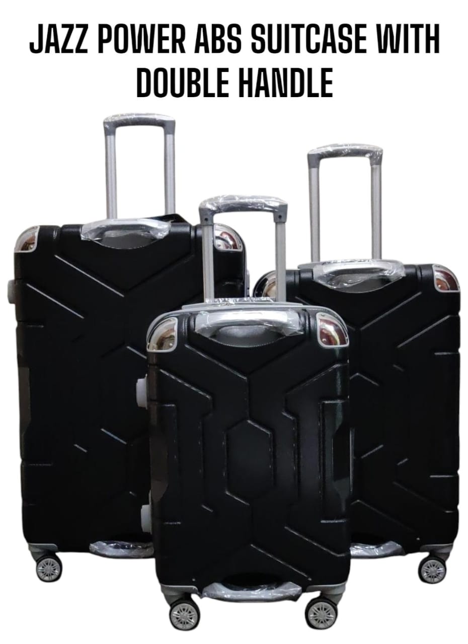 [ KILIMALL BEST PRICES ONLY !!! ]  3 IN 1 SIZE 30 HIGH QUALITY BRAND NEW AFFORDABLE AND UNBREAKABLE JAZZ POWER DOUBLE HANDLE FIBER SUITCASE