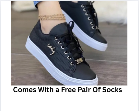 [ KILIMALL SPECIAL OFFERS !!! ]🤩 1 pair Brand New High Quality Womens Sneakers ✓.Comes With a Free Pair of Socks.