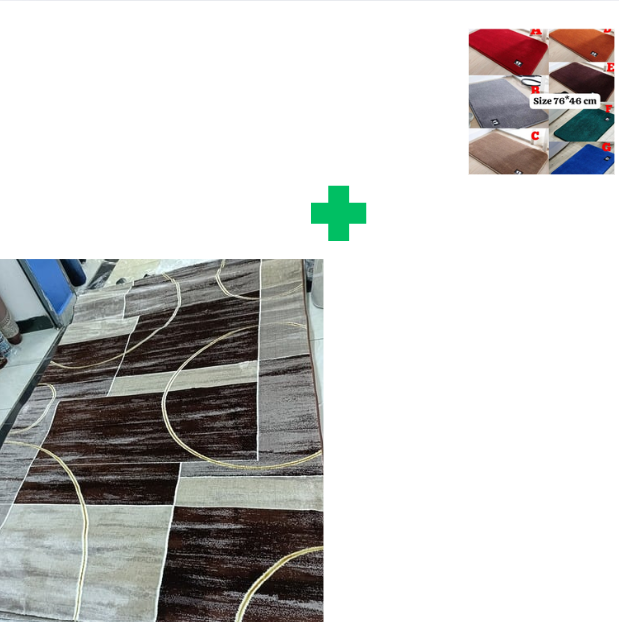 [ KILIMALL BEST PRICES ONLY 🤩🤩✨ !!! ] Single Size 5X8 Brand New Very High Quality Stylish and Luxurious Turkish carpets For Indoor and Outdoor Display.Comes With a Free Doormat [Random color] ✨