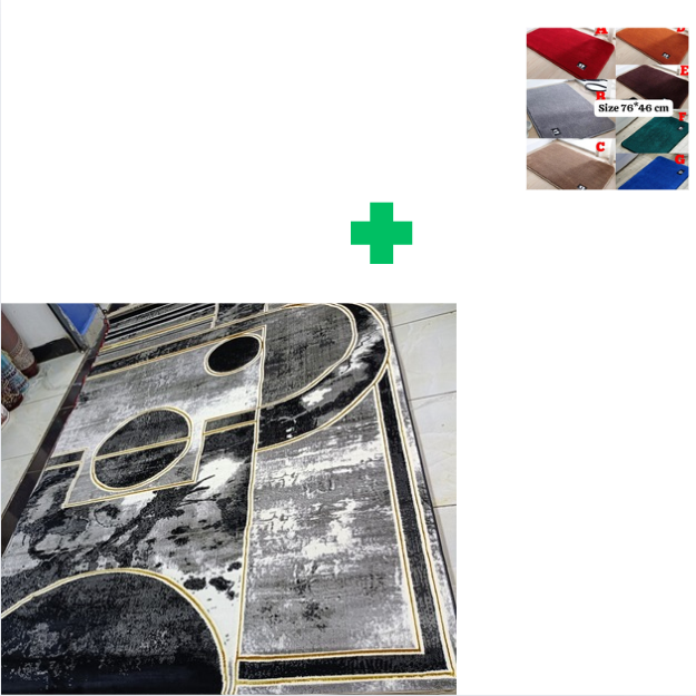 [ KILIMALL BEST PRICES ONLY 🤩🤩✨ !!! ] Single Size 6X9 Brand New Very High Quality Stylish and Luxurious Turkish carpets For Indoor and Outdoor Display.Comes With a Free Doormat [Random color] ✨