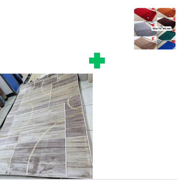 [ KILIMALL BEST PRICES ONLY 🤩🤩✨ !!! ] Single Size 7X10 Brand New Very High Quality Stylish and Luxurious Turkish carpets For Indoor and Outdoor Display.Comes With a Free Doormat [Random color] ✨