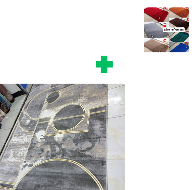 [ KILIMALL BEST PRICES ONLY 🤩🤩✨ !!! ] Single Size 7X10 Brand New Very High Quality Stylish and Luxurious Turkish carpets For Indoor and Outdoor Display.Comes With a Free Doormat [Random color] ✨