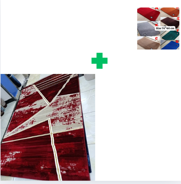 [ KILIMALL BEST PRICES ONLY 🤩🤩✨ !!! ] Single Size 7X10 Brand New Very High Quality Stylish and Luxurious Turkish carpets For Indoor and Outdoor Display.Comes With a Free Doormat [Random color] ✨