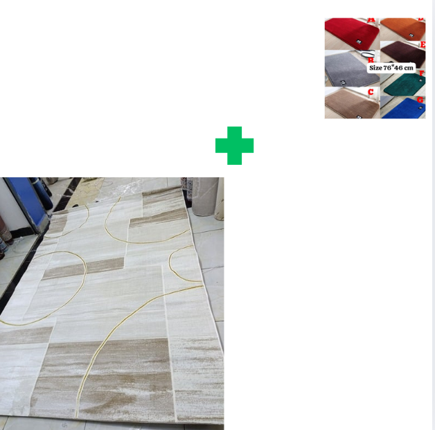 [ KILIMALL BEST PRICES ONLY 🤩🤩✨ !!! ] Single Size 8X11 Brand New Very High Quality Stylish and Luxurious Turkish carpets For Indoor and Outdoor Display.Comes With a Free Doormat [Random color] ✨