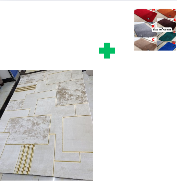 [ KILIMALL BEST PRICES ONLY 🤩🤩✨ !!! ] Single Size 5X8 Brand New Very High Quality Stylish and Luxurious Turkish carpets For Indoor and Outdoor Display.Comes With a Free Doormat [Random color] ✨