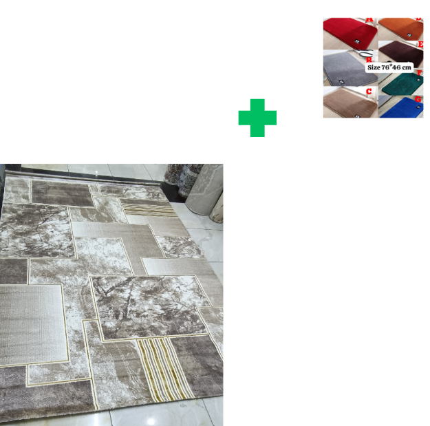 [ KILIMALL BEST PRICES ONLY 🤩🤩✨ !!! ] Single Size 7X10 Brand New Very High Quality Stylish and Luxurious Turkish carpets For Indoor and Outdoor Display.Comes With a Free Doormat [Random color] ✨