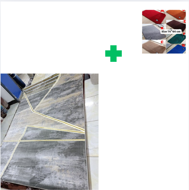 [ KILIMALL BEST PRICES ONLY 🤩🤩✨ !!! ] Single Size 6X9 Brand New Very High Quality Stylish and Luxurious Turkish carpets For Indoor and Outdoor Display.Comes With a Free Doormat [Random color] ✨