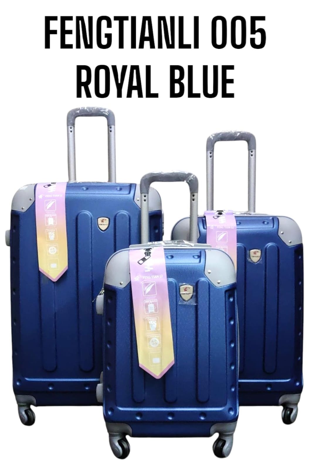 🎯 SMART OFFER 🎯 FENGTIANLI 005 26-Inch ABS+PC Fiber Hard Shell Suitcase Travel Luggage Trolley Case with Wheels & Secure Zipper Closure
