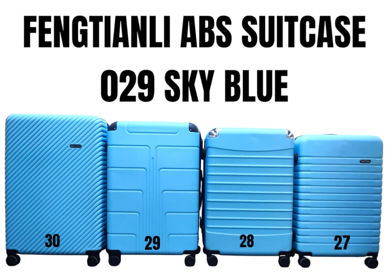 🔥 SPECIAL OFFER 🔥 FENGTIANLI 029 27-Inch ABS+PC Hard Shell Travel Suitcase Trolley Luggage with Smooth Wheels and Spacious Interior