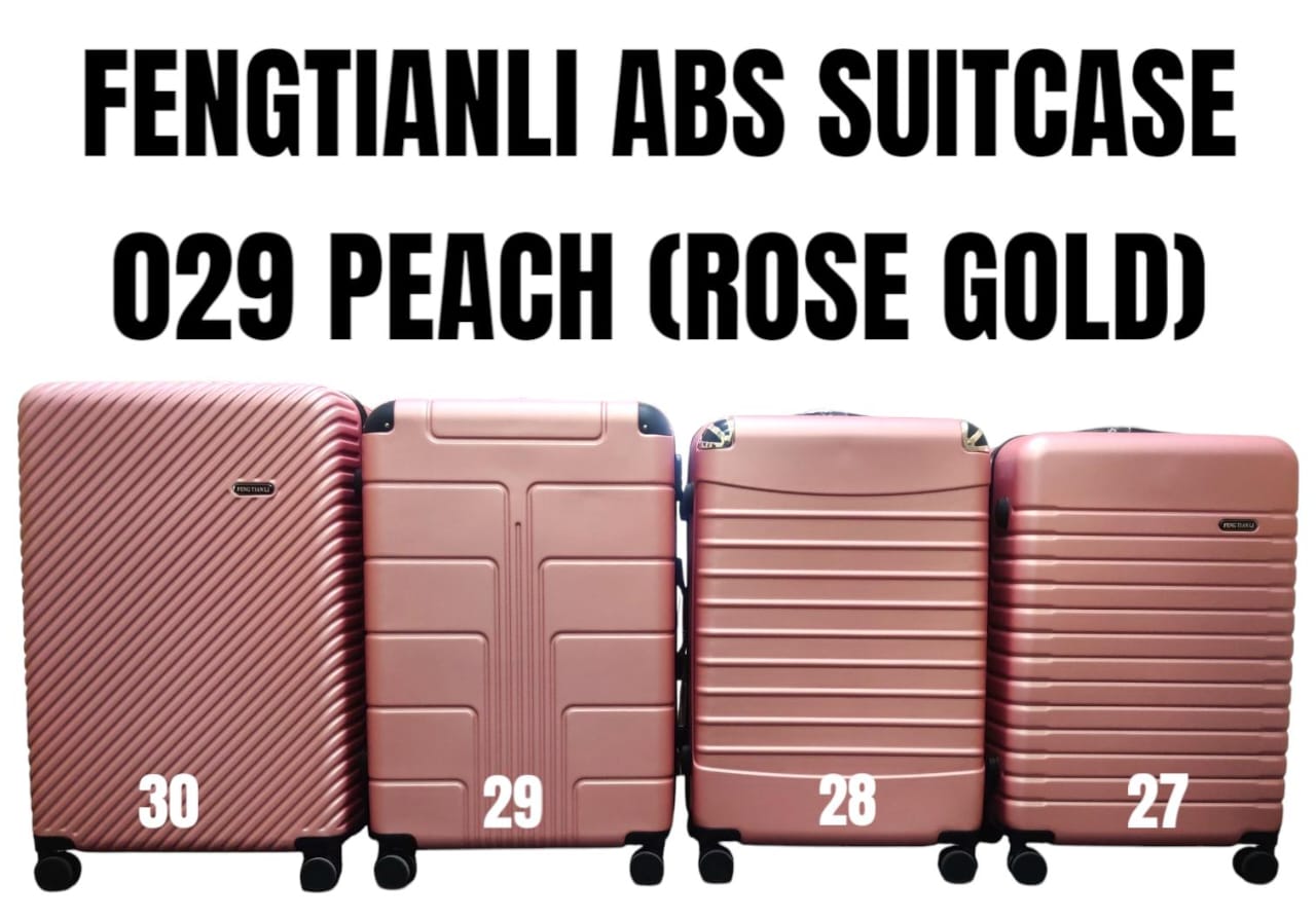 🔥 SPECIAL OFFER 🔥 FENGTIANLI 029 27-Inch ABS+PC Hard Shell Travel Suitcase Trolley Luggage with Smooth Wheels and Spacious Interior