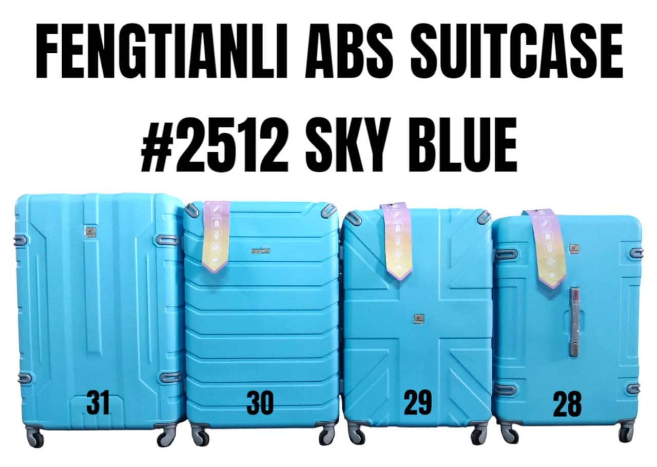 🏆 Best Value 🏆 FENGTIANLI 28 Inch ABS Fiber Suitcase Hard Shell Travel Luggage Durable Spinner Wheels Large Capacity Trolley Bag