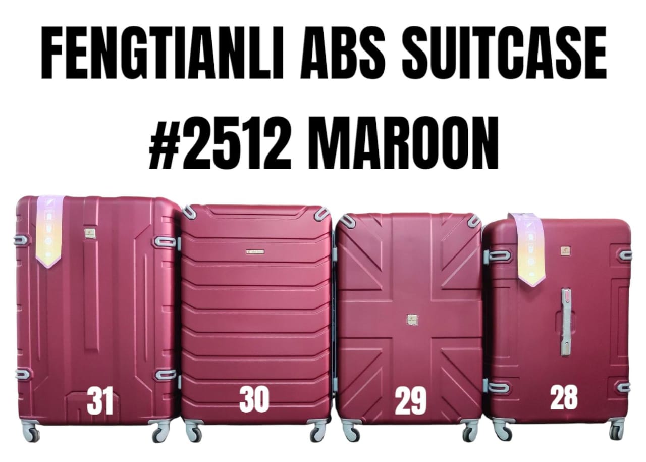 ⚡ Final Offer ⚡FENGTIANLI 31 Inch ABS Fiber Suitcase Hard Shell Travel Luggage Durable Spinner Wheels Large Capacity Trolley Bag