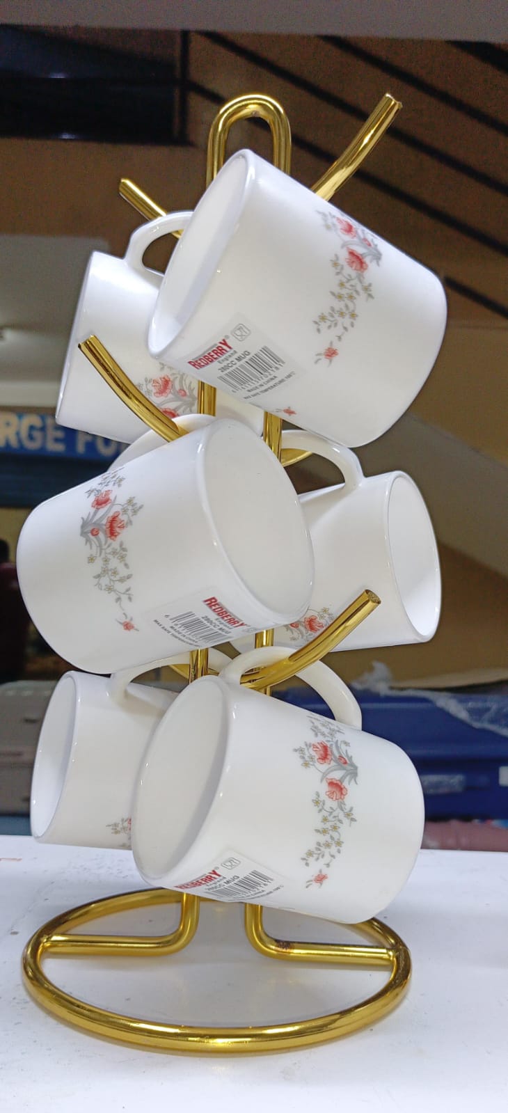 [🔥 PROMOTION JUST FOR YOU🔥 🥑🌽ONLY AT KILIMALL !!! ] 6Pcs Brand New High Quality Durable  Kitchen 280 CC Redberry cups at Best Price