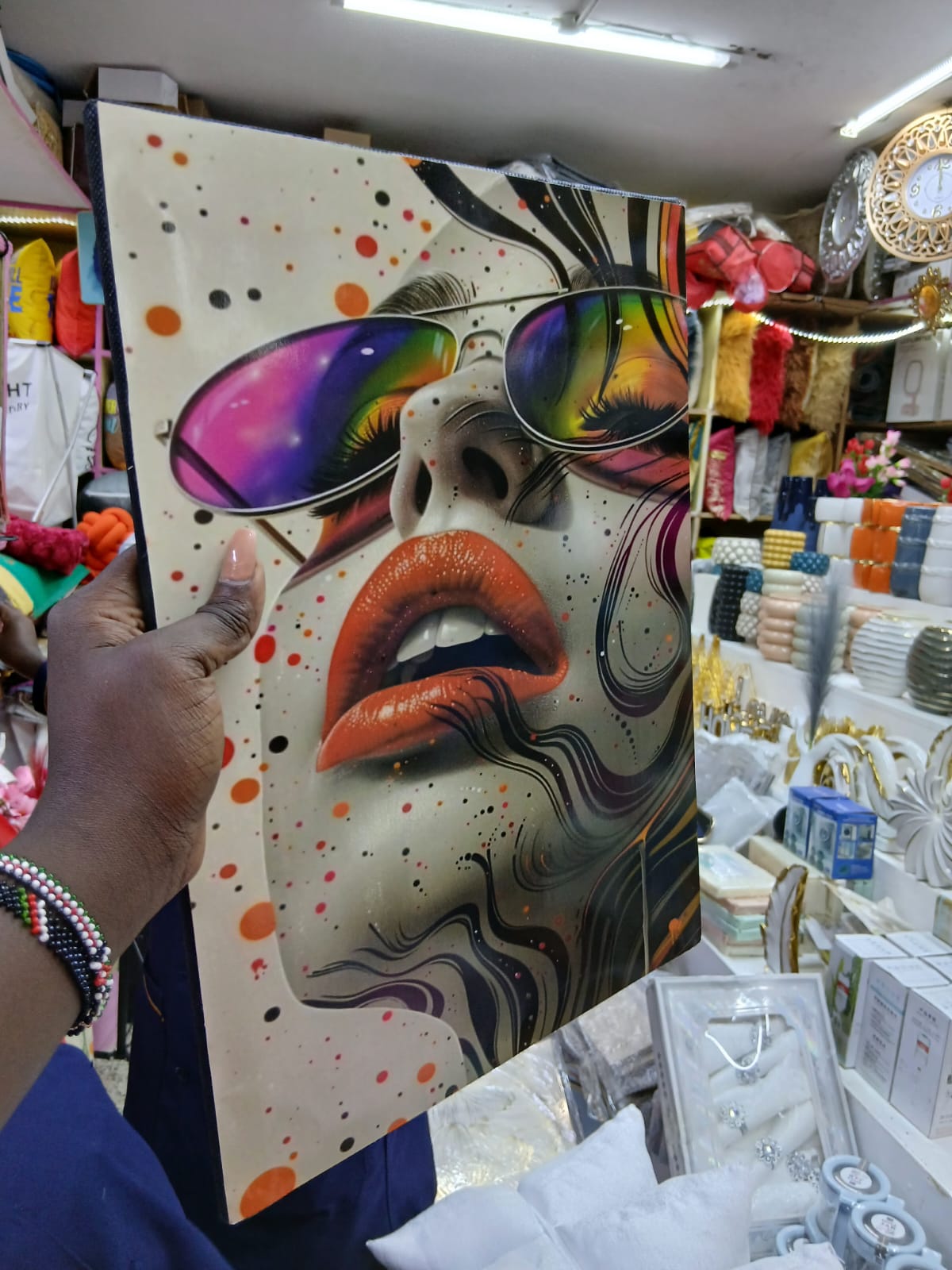 [🔥NEW SPECIAL LIMITED OFFER🔥 🥑🌽ONLY AT KILIMALL !!! ]  1Pc Brand New Stylish and Luxurious Fancy Portraits Exclusive and Enticing. Designed With Durability and Functionality