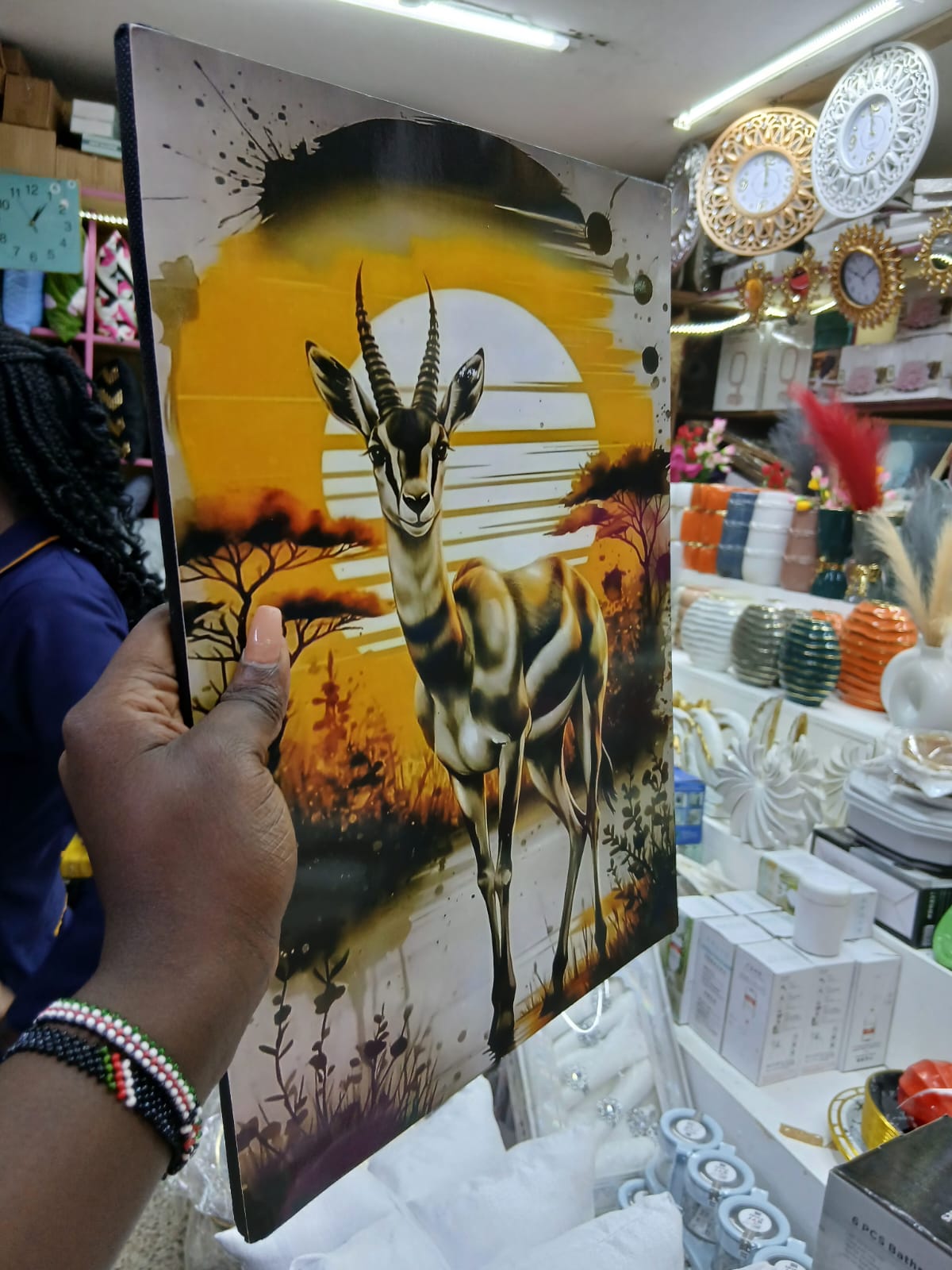 [🔥NEW SPECIAL LIMITED OFFER🔥 🥑🌽ONLY AT KILIMALL !!! ]  1Pc Brand New Stylish and Luxurious Fancy Portraits Exclusive and Enticing. Designed With Durability and Functionality