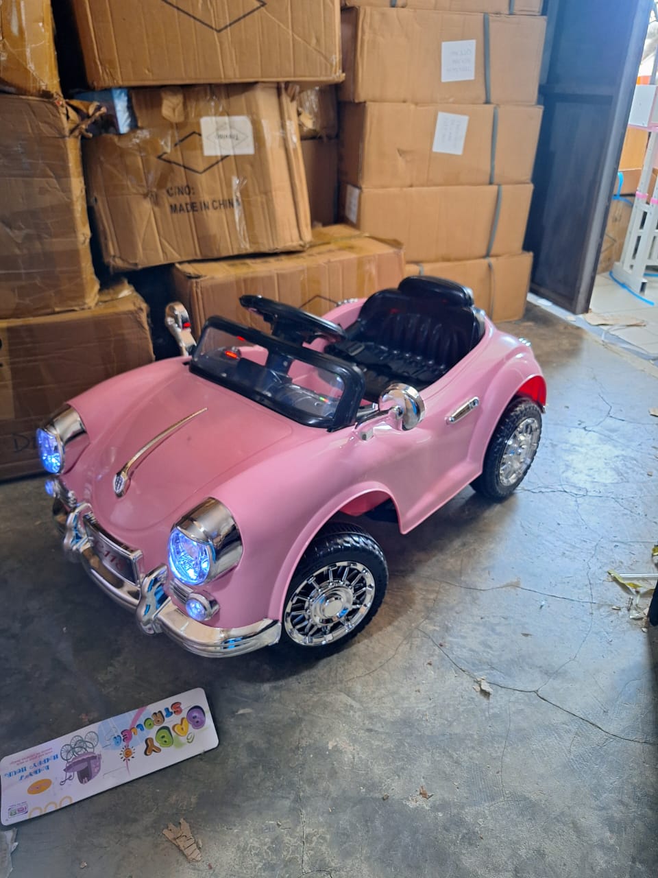 [ GRAB IT AT LOW PRICE+ ADDED OFFERS 🤩🤩✨ !!! ]  1Pc Brand New High Quality Durable Kids electric  toy car (2-4yrs) at Affordable Price