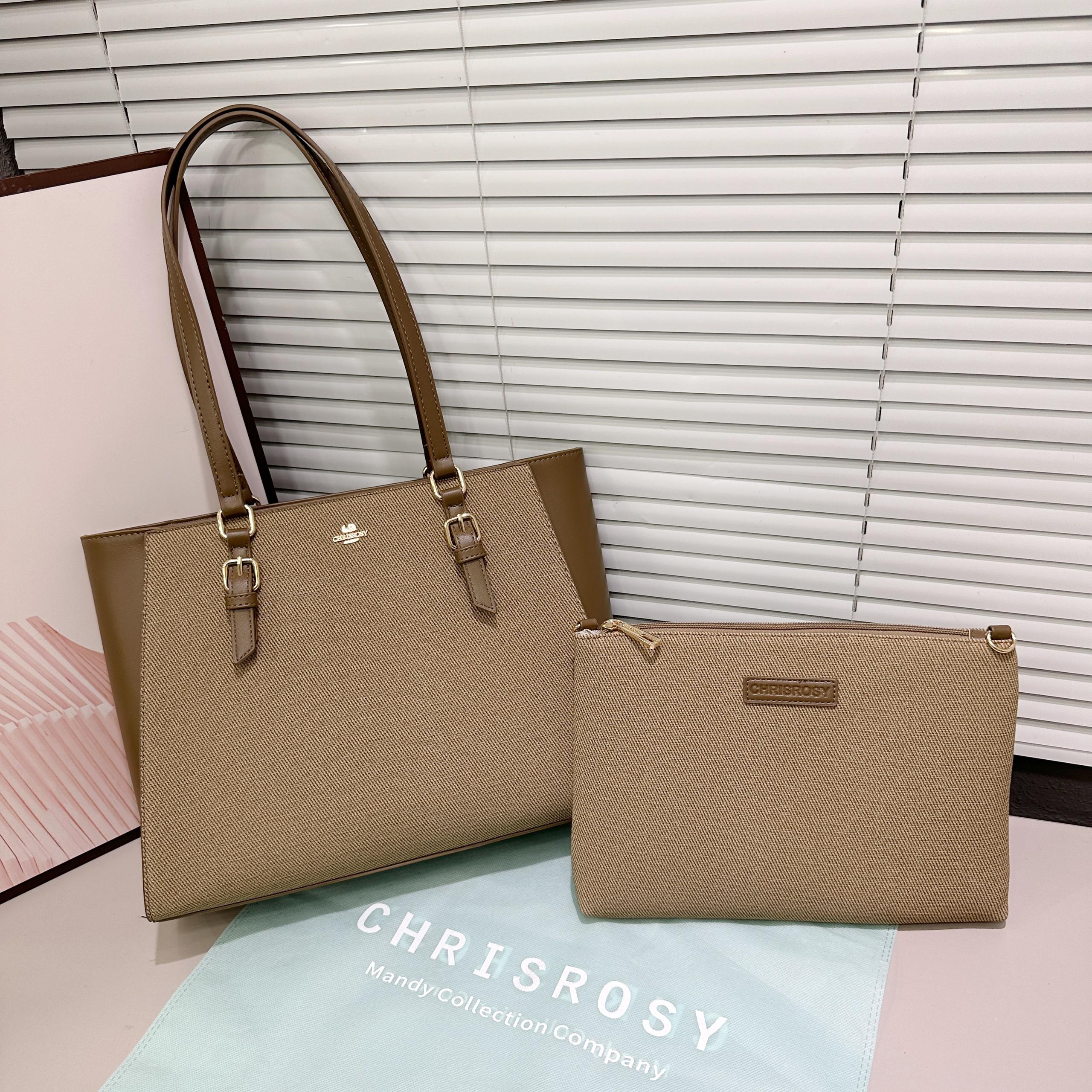 [ GRAB IT AT LOW PRICE+ ADDED OFFERS 🤩🤩✨ !!! ] 2 IN 1 Brand New High Quality Stylish and Luxurious Comfortable Ladies Handbag ..Designed With Durability and Functionality ✔👌