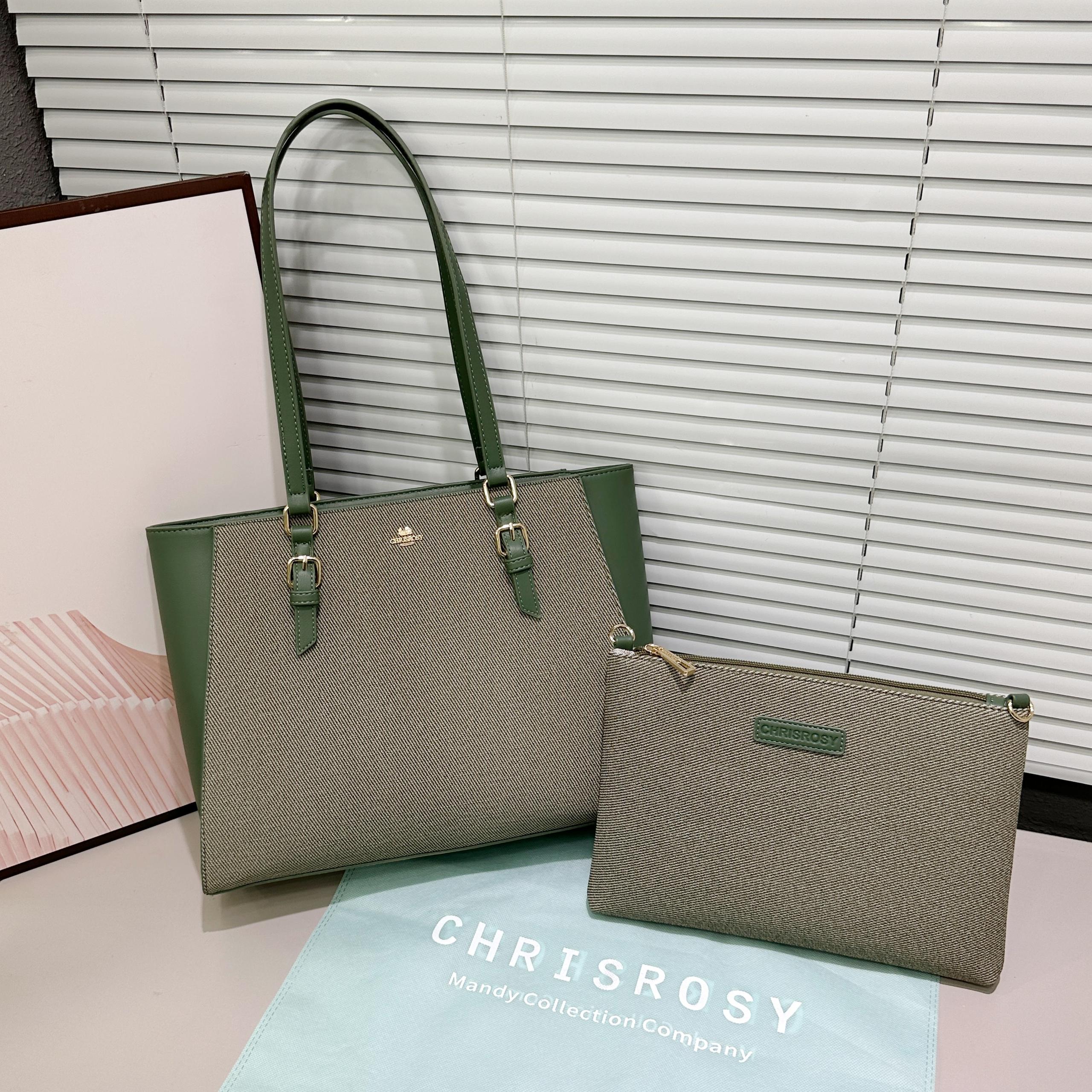 [ GRAB IT AT LOW PRICE+ ADDED OFFERS 🤩🤩✨ !!! ] 2 IN 1 Brand New High Quality Stylish and Luxurious Comfortable Ladies Handbag ..Designed With Durability and Functionality ✔👌