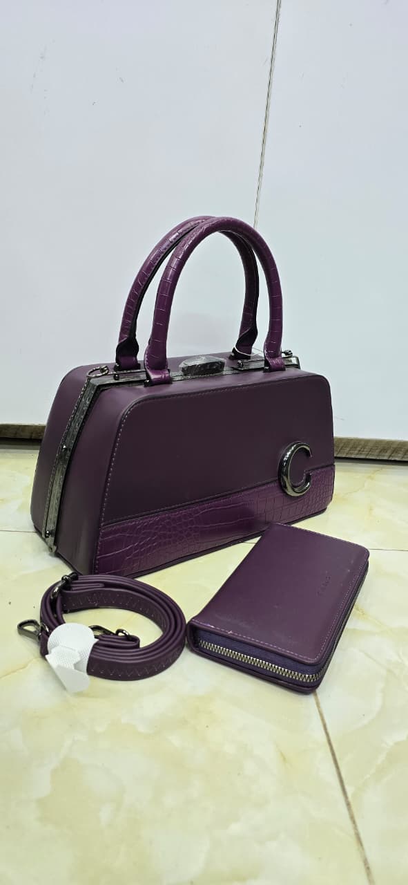 [ 🔥 TODAY OFFER 🔥 + ADDED OFFERS 🤩🤩✨ !!! ] 2 IN 1 Brand New High Quality Stylish and Luxurious Comfortable Ladies Handbag ..Designed With Durability and Functionality ✔👌